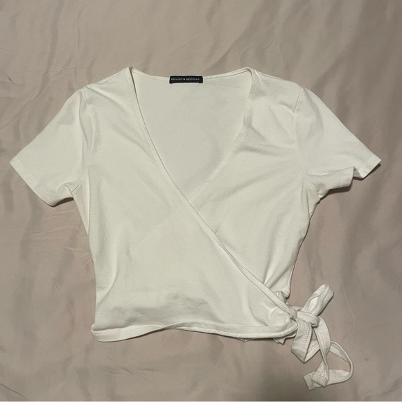 Brandy Melville wrap top - Picture 2 of 4